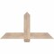 Ekena Millwork Eugene Smooth Timber Gable Bracket, Douglas Fir, 48"W x 24"H x 1 1/2"D x 5 1/2"F, 12/12 Pitch GBW048X24X0206EUG00SDF - alternate 1